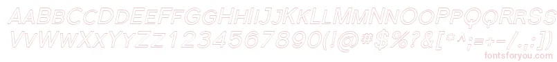 Florsn40 Font – Pink Fonts on White Background