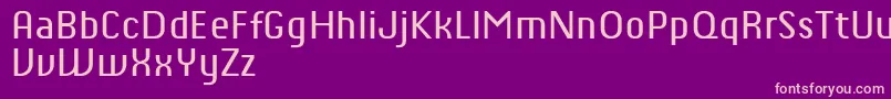 ChiqReducedRegular Font – Pink Fonts on Purple Background