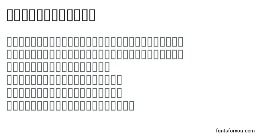 Шрифт Consoleremix – алфавит, цифры, специальные символы