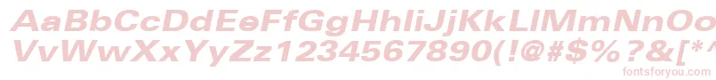 UniversLt73BlackExtendedOblique Font – Pink Fonts