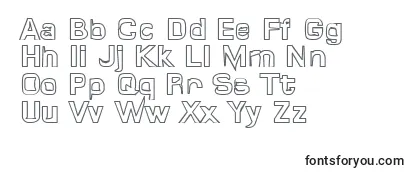 QuropaHollow Font