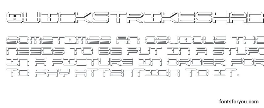 QuickstrikeShadow Font