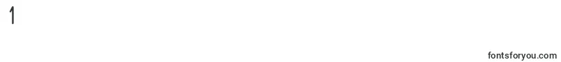 SemiCoderRegular Font – Fonts for Digit 1