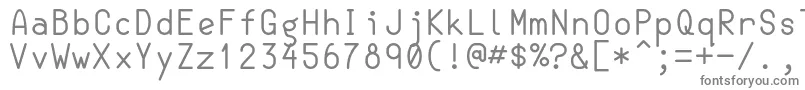 Fonte SemiCoderRegular – fontes cinzentas