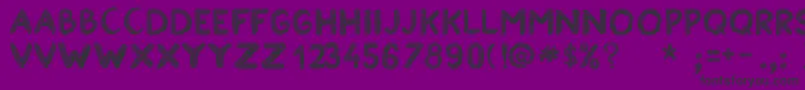 EstancofidaTfb Font – Black Fonts on Purple Background