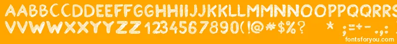 EstancofidaTfb Font – White Fonts on Orange Background