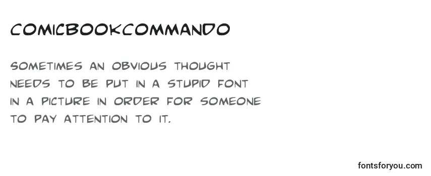 ComicBookCommando Font