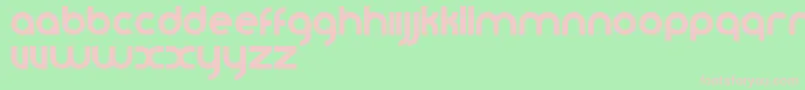 Vomzom Font – Pink Fonts on Green Background