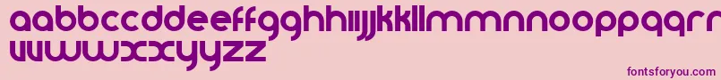 Vomzom Font – Purple Fonts on Pink Background