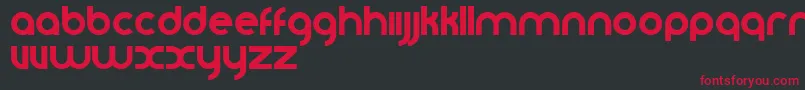 Vomzom Font – Red Fonts on Black Background