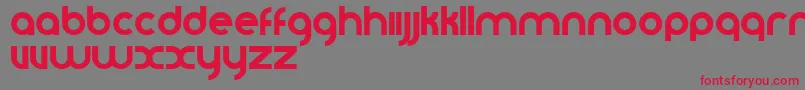 Vomzom Font – Red Fonts on Gray Background