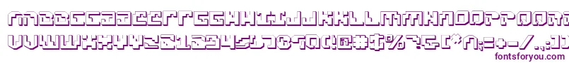 Xenov23D-fontti – violetit fontit
