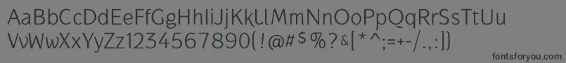 GauntletclassicTb Font – Black Fonts on Gray Background