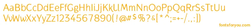 GauntletclassicTb-Schriftart – Orangefarbene Schriften