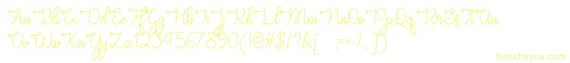 CongratsScriptOtf Font – Yellow Fonts