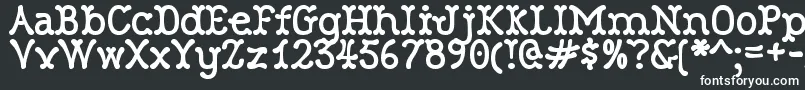 RobinneTruecase Font – White Fonts