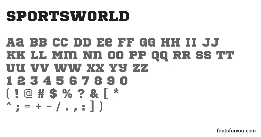 sportsworld font