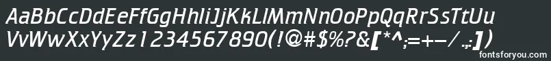 フォントCricketlightNormal – 黒い背景に白い文字
