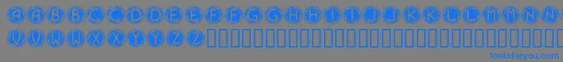 Navyblues Font – Blue Fonts on Gray Background