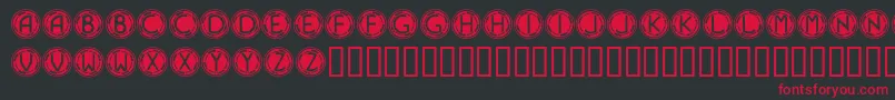 Navyblues Font – Red Fonts on Black Background