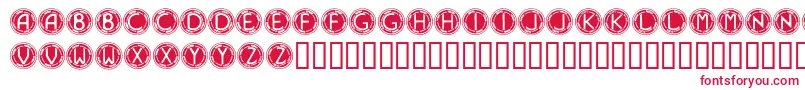 Navyblues Font – Red Fonts on White Background