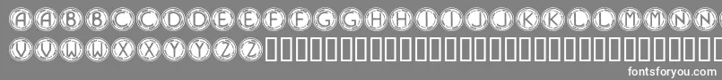 Navyblues Font – White Fonts on Gray Background