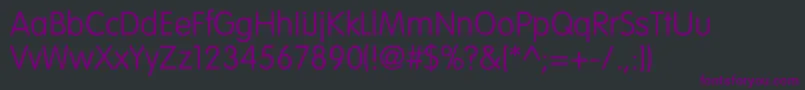 NicollNormal Font – Purple Fonts on Black Background
