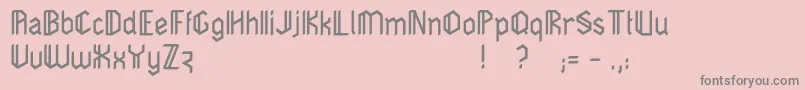 More about Dimensiva Font Dimensiva Font – Gray Fonts on Pink Background
