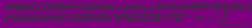 フォントBeambil – 紫の背景に黒い文字