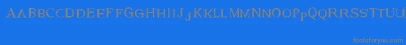Шрифт GeneticEngine – серые шрифты на синем фоне