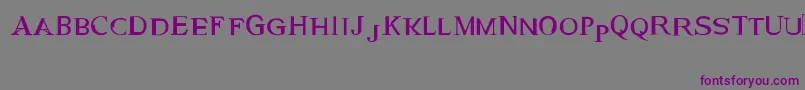 GeneticEngine Font – Purple Fonts on Gray Background