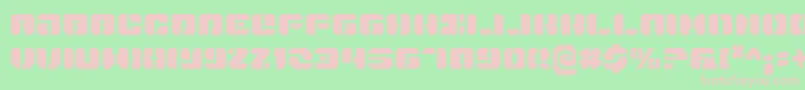 DanStargateCondensed Font – Pink Fonts on Green Background