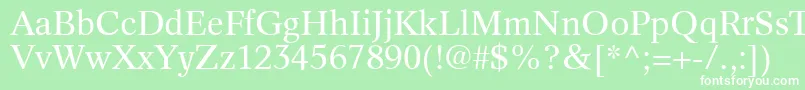 InformaticsSsi Font – White Fonts on Green Background