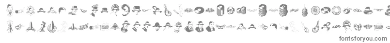 fuente Slgardel – Fuentes Grises Sobre Fondo Blanco