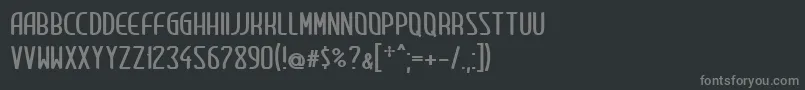 Więcej informacji o czcionce ClipCondensed Czcionka ClipCondensed – szare czcionki na czarnym tle