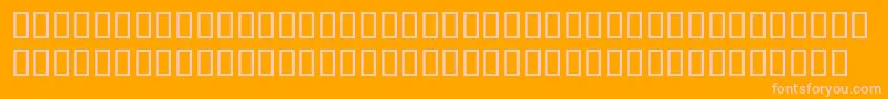 フォントGostCommon – オレンジの背景にピンクのフォント