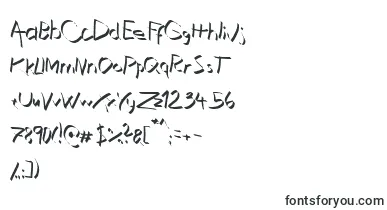  XaligraphyThin font