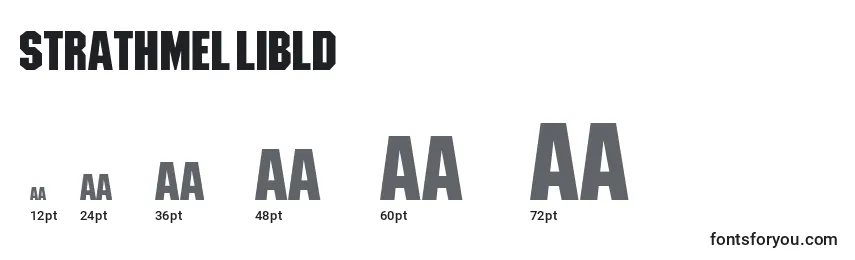 Strathmellibld Font Sizes