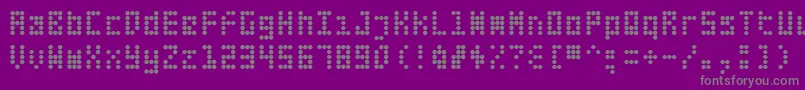 En savoir plus sur la police Fifteenokay Police Fifteenokay – polices grises sur fond violet