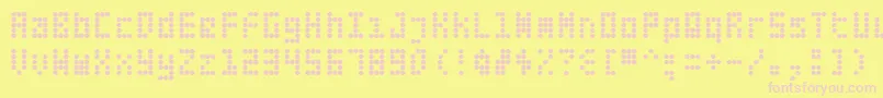 Подробнее о шрифте Fifteenokay Шрифт Fifteenokay – розовые шрифты на жёлтом фоне