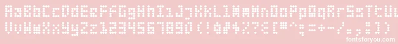 Fifteenokay Font – White Fonts on Pink Background