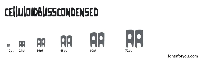 Celluloidblisscondensed Font Sizes