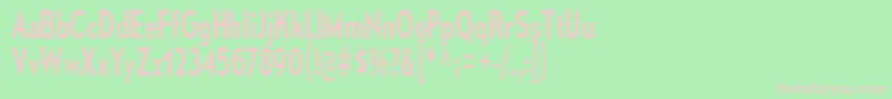 MesmerizeCdRg Font – Pink Fonts on Green Background