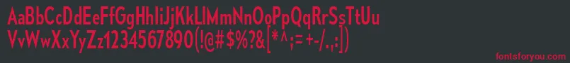 MesmerizeCdRg Font – Red Fonts on Black Background