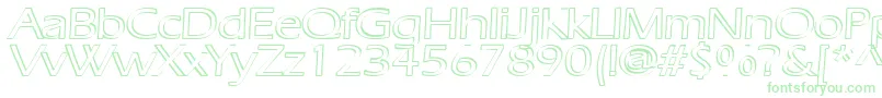 RuffianOutline Font – Green Fonts