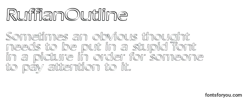 RuffianOutline Font