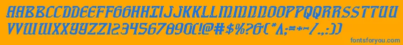 More about Fiddlerscoveexpital Font Fiddlerscoveexpital Font – Blue Fonts on Orange Background