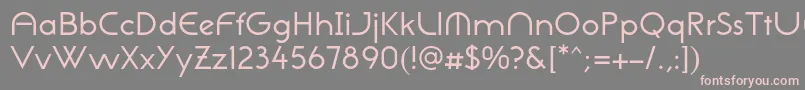 NeogothisadfstdRegularフォントについての詳細 フォントNeogothisadfstdRegular – 灰色の背景にピンクのフォント