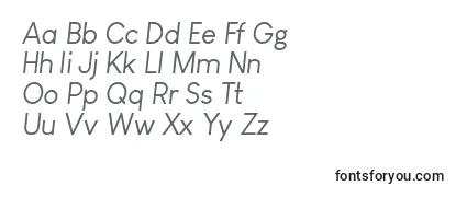 LouisGeorgeCafeItalic-fontti