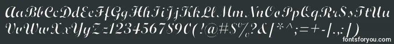 Шрифт Wrexhalt – белые шрифты